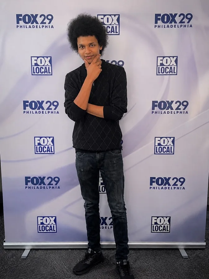 David Burrows at a FOX 29 Philadelphia appearance